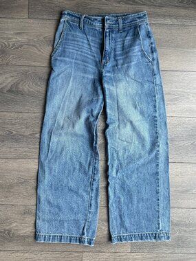 Japanese Baggy Wide Leg Jeans Size 2